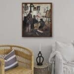 Oil painting - The artist’s studio