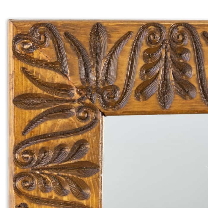 Woodcarving mirror