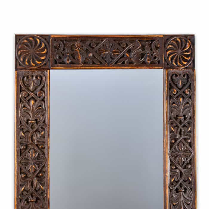 Woodcarving mirror