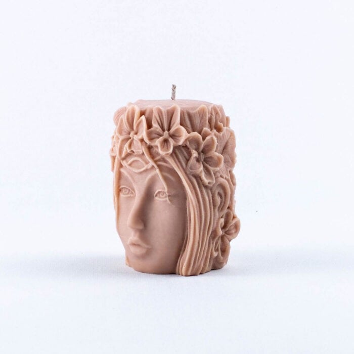 Soy Candle of female head - Image 2