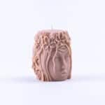 Soy Candle of female head - Image 3