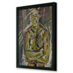 Male-torso - oil painting
