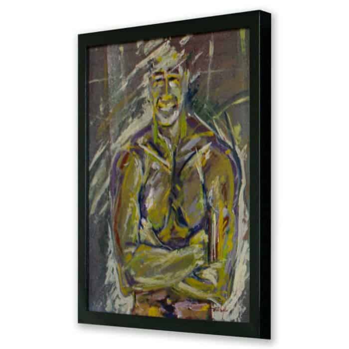 Male-torso - oil painting