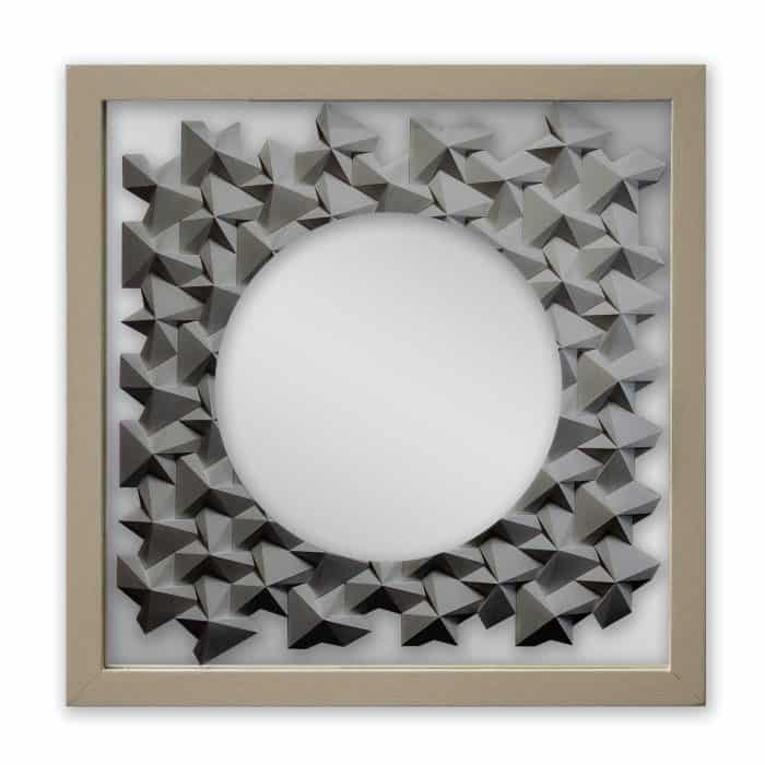 Mirror UV printed