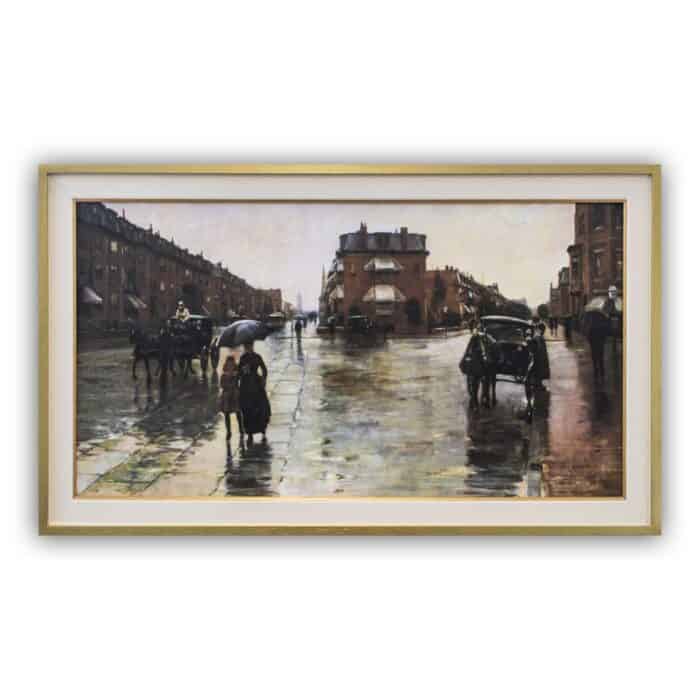 Childe Hassam - Rainy Day, Boston