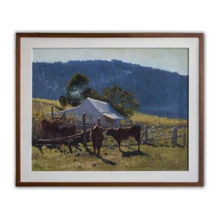 Elioth Gruner - Milking time (Araluen Valley) - Print