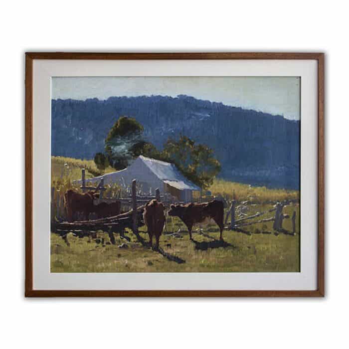 Elioth Gruner - Milking time (Araluen Valley) - Print