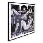 Halftone wall art