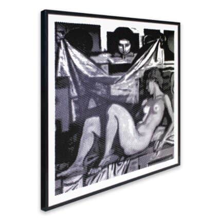 Halftone wall art