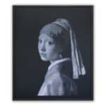 3D Engraved Halftone Image