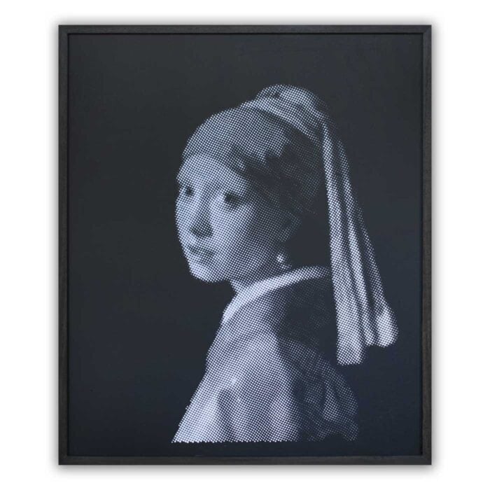 3D Engraved Halftone Image