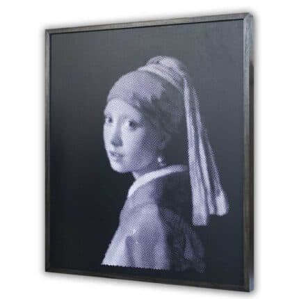 3D Engraved Halftone Image