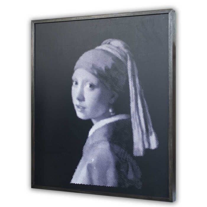 3D Engraved Halftone Image