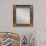 Woodcarving mirror