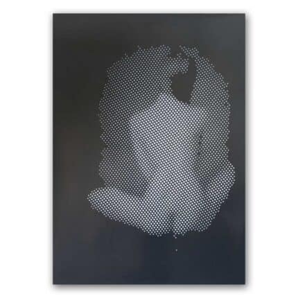 3D Engraved Halftone Image