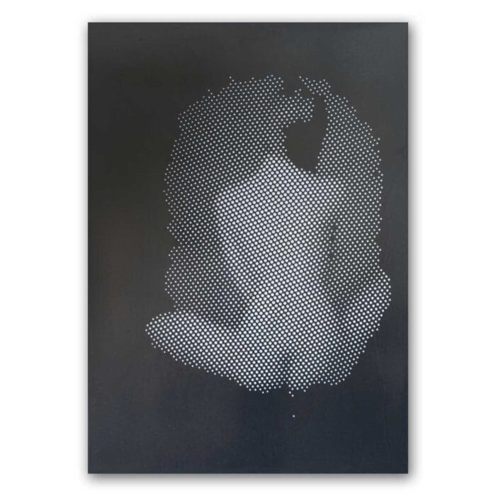 3D Engraved Halftone Image