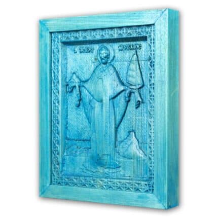 Agios Nikolaos - Wood carved icon