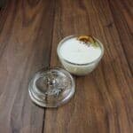 Christmas Scented Soy candle in a glass container with lid