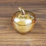 scented soy wax in a glass jar with a lid