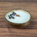 Scented Soy Candle In Coconut Shell