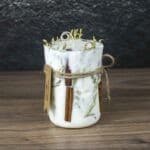 Christmas Botanical Soy Candle with cinnamon (8x8x11cm) - Image 4