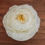 White Peony Beeswax Candle