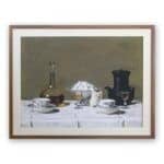 Albert Anker – Still life with coffee  -print