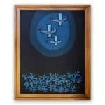 Azechi Umetaro – Birds flying over Forest