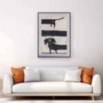Print Dachshund dog