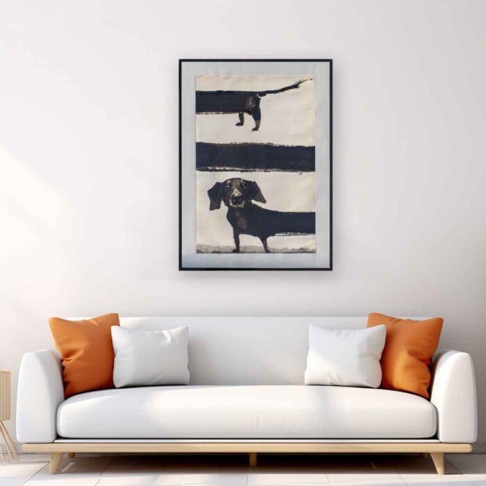 Print Dachshund dog