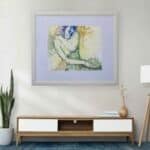Female nude - painting