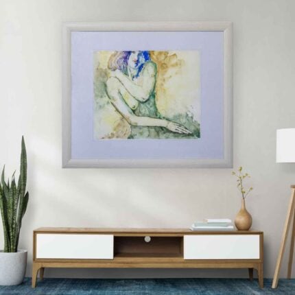 Watercolor - Female nude