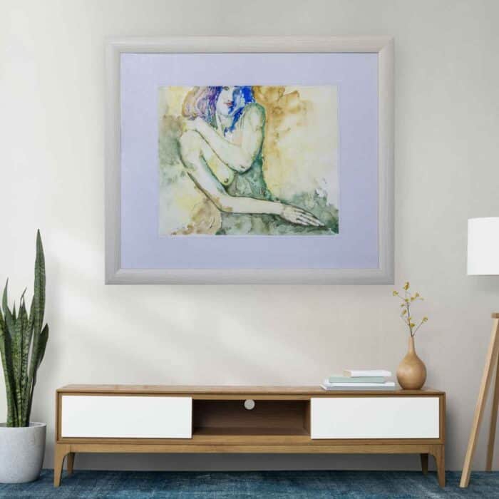Female nude - painting