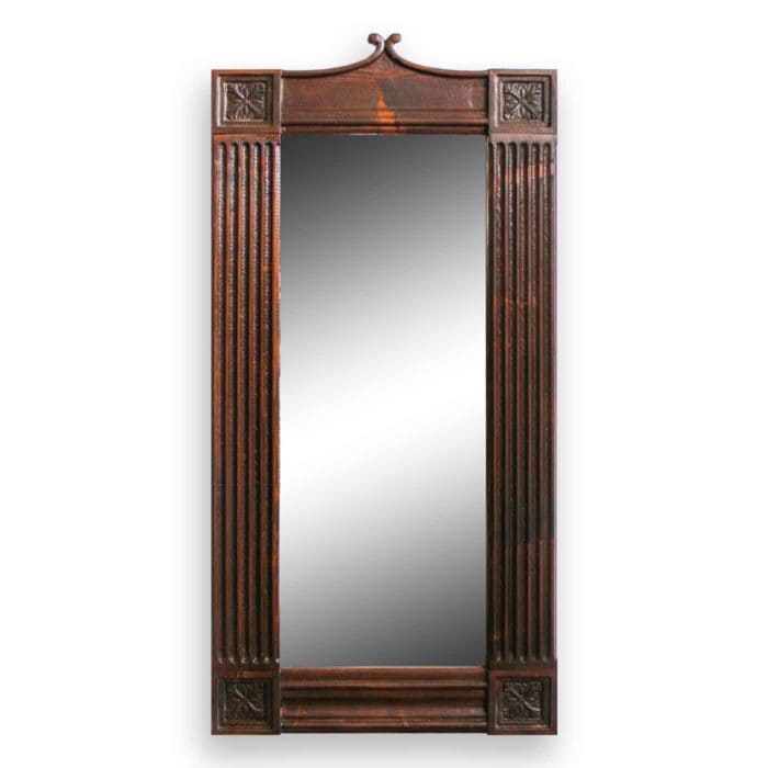 Wooden framed mirror