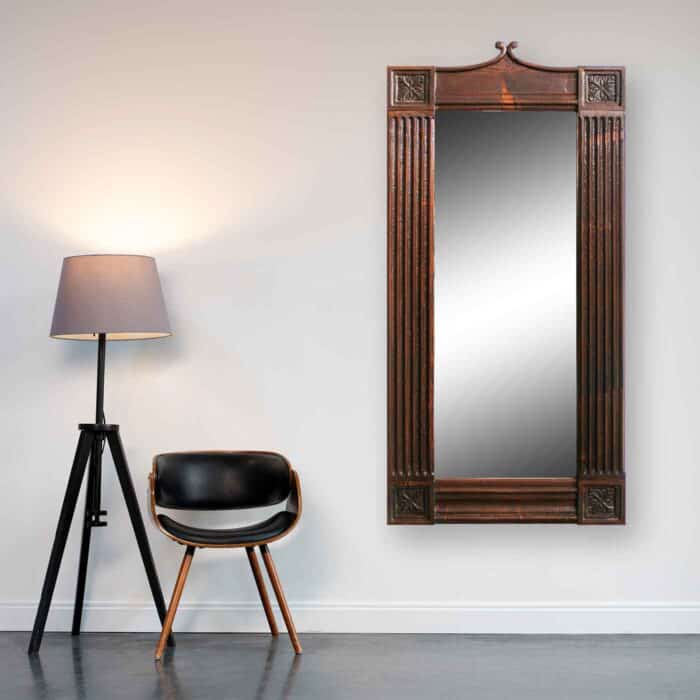 Wooden framed mirror