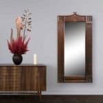 Wooden framed mirror