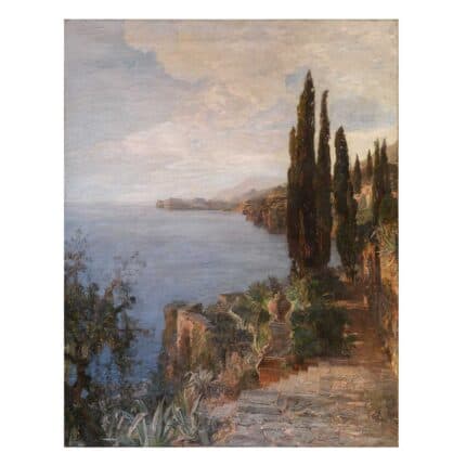 Πίνακας σε καμβά - Emil Jakob Schindler  - An der dalmatinischen Küste bei Ragusa