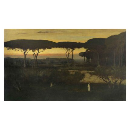 George Inness - The Monk