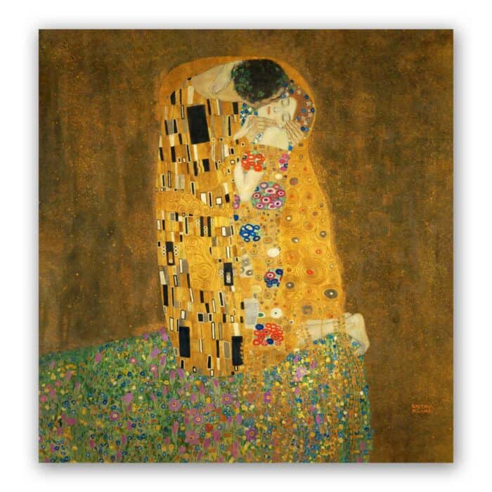 Πίνακας σε καμβά - Gustav Klimt – The Kiss