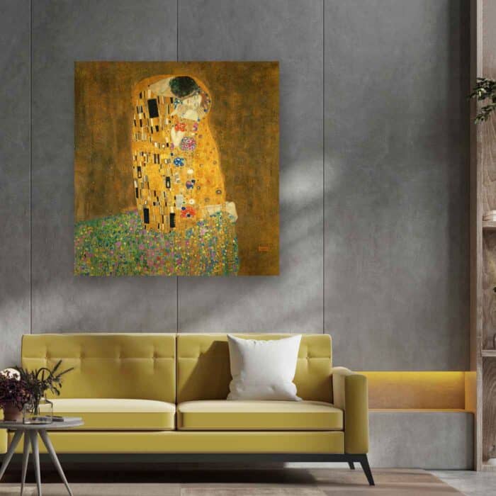 Πίνακας σε καμβά - Gustav Klimt – The Kiss
