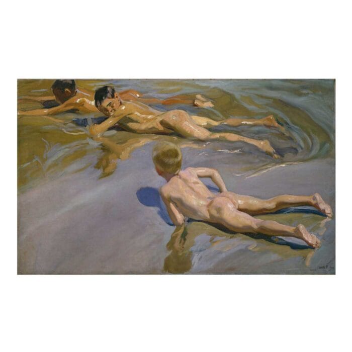 Πίνακας σε καμβά - Joaquín Sorolla - Chicos en la playa