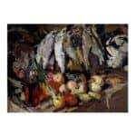 Konstantin Korovin - Fish, wine and fruits