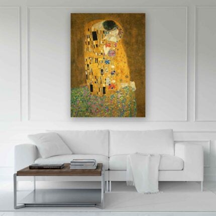 Πίνακας σε καμβά - Gustav Klimt – The Kiss