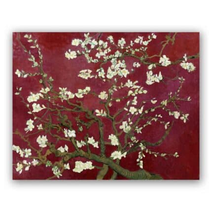 Πίνακας σε καμβά - Van Gogh Almond Blossom Red