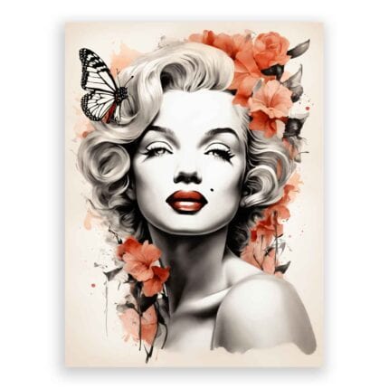 Πίνακας σε καμβά – Pop Art Marilyn Monroe