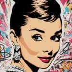 Πίνακας σε καμβά - Audrey Hepburn