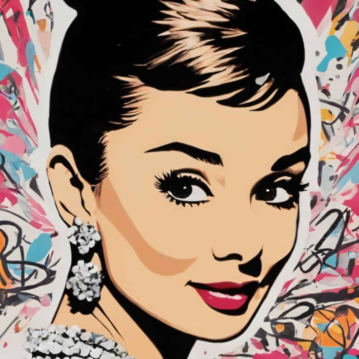 Πίνακας σε καμβά - Audrey Hepburn