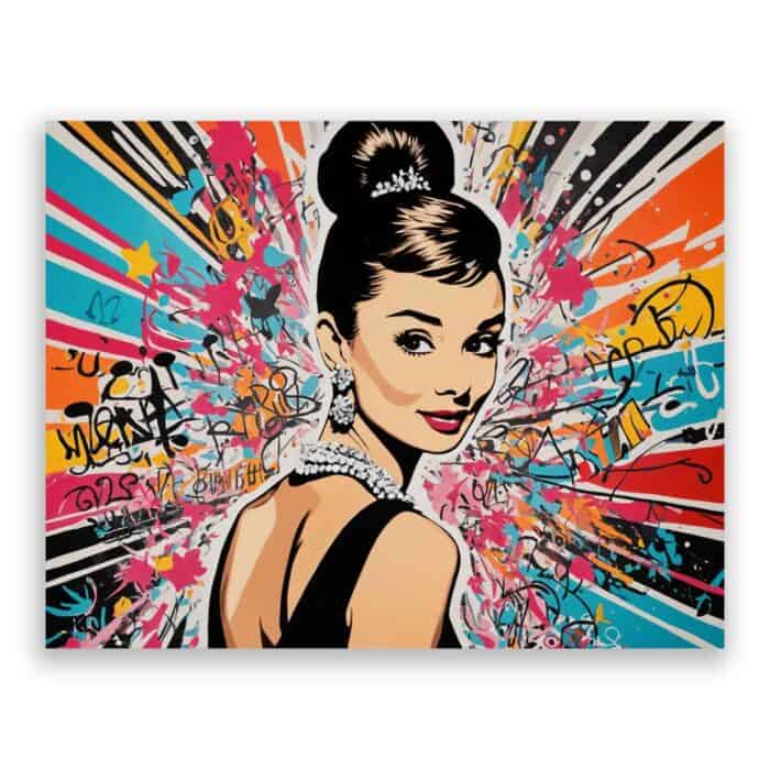Πίνακας σε καμβά - Audrey Hepburn