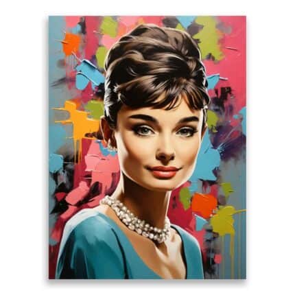 Πίνακας σε καμβά - Audrey Hepburn