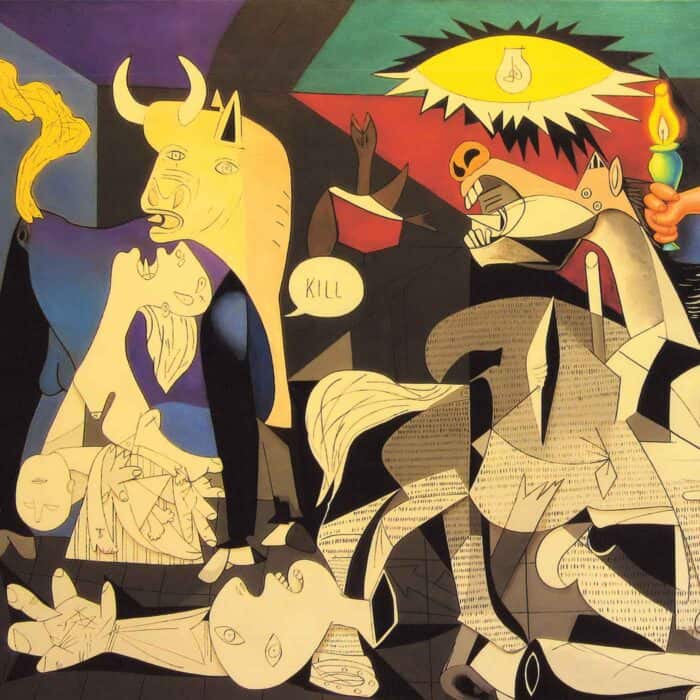 Πίνακας σε καμβά - Guernica – Pop Art